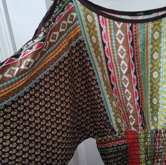 Papaya Boho Flowy Top ~ Size S - Picture 3 of 9